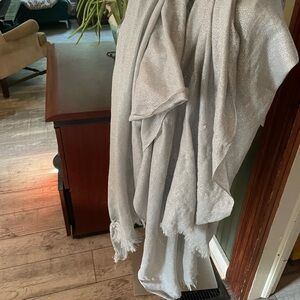 Elegant Silver Scarf